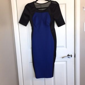 Colorblock sheath dress